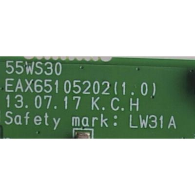 MAIN PARA TV LG / NUMERO DE PARTE EBT62084603 / EAX65105202(1.0) / 61823003 / PANEL LD550EUD(UF)(B1) / MODELO 55WS50BS-BL.AUSJLH	 - Imagen 4